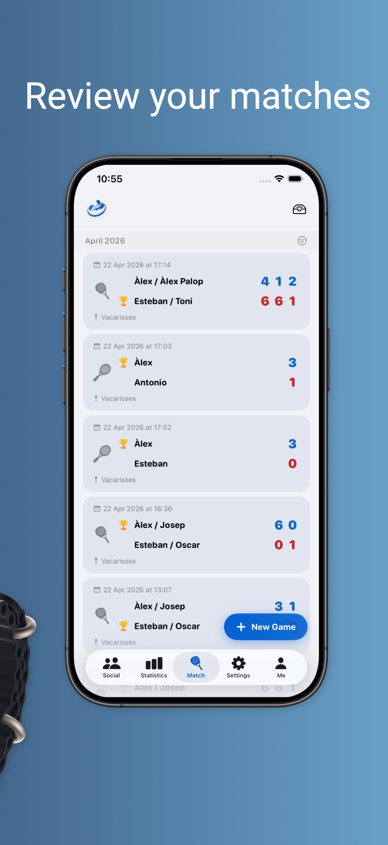 match history